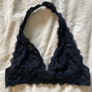 Free People Galloon Lace Halter Bra
